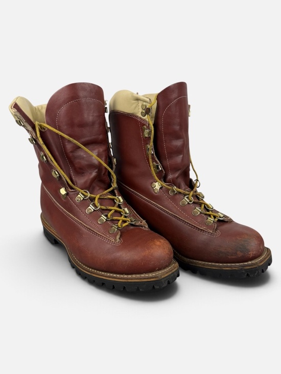 Chippewa Other - VTG Kush N Kollar Chippewa Brown Leather Work Boots Shearling Wool Insulated 11E